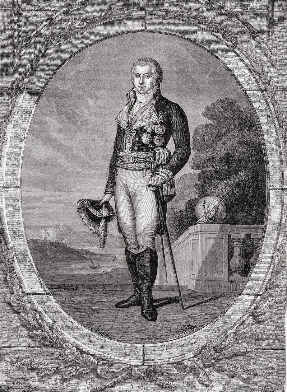 Manuel Godoy y Alvarez de Faria, gravert av Blanpain, fra 