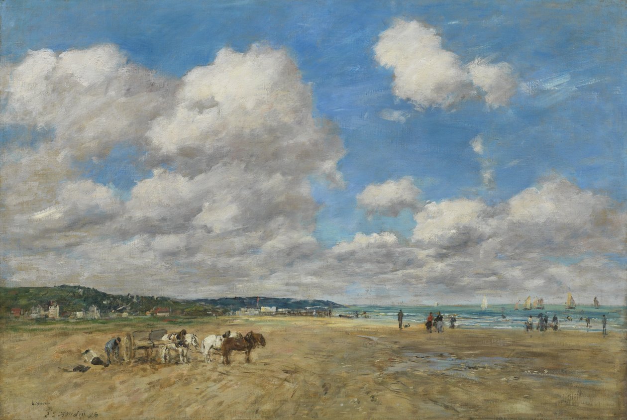 Deauville, 1893 av Eugene Louis Boudin