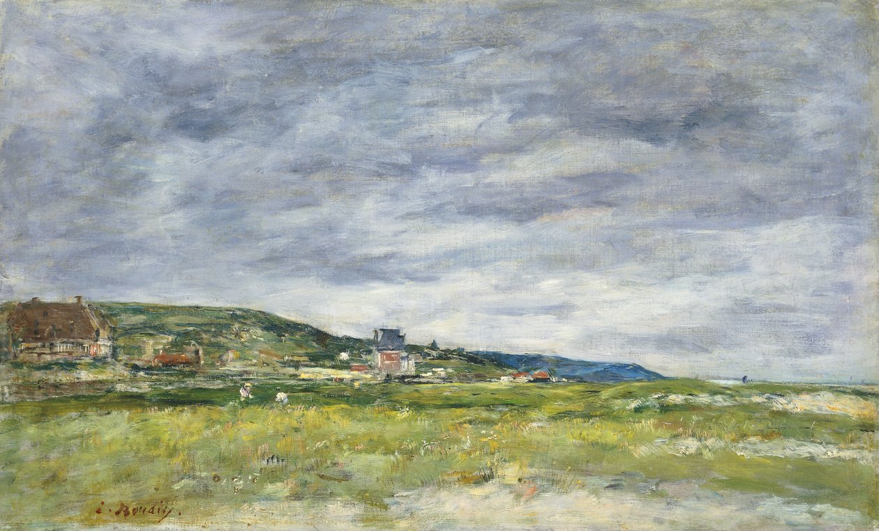 Deauville, The Dunes, av Eugene Louis Boudin
