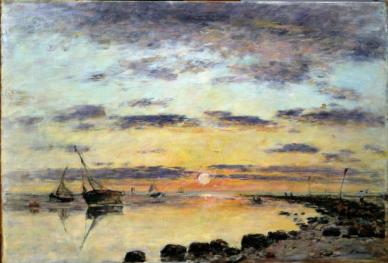Le Havre, 1889 av Eugene Louis Boudin