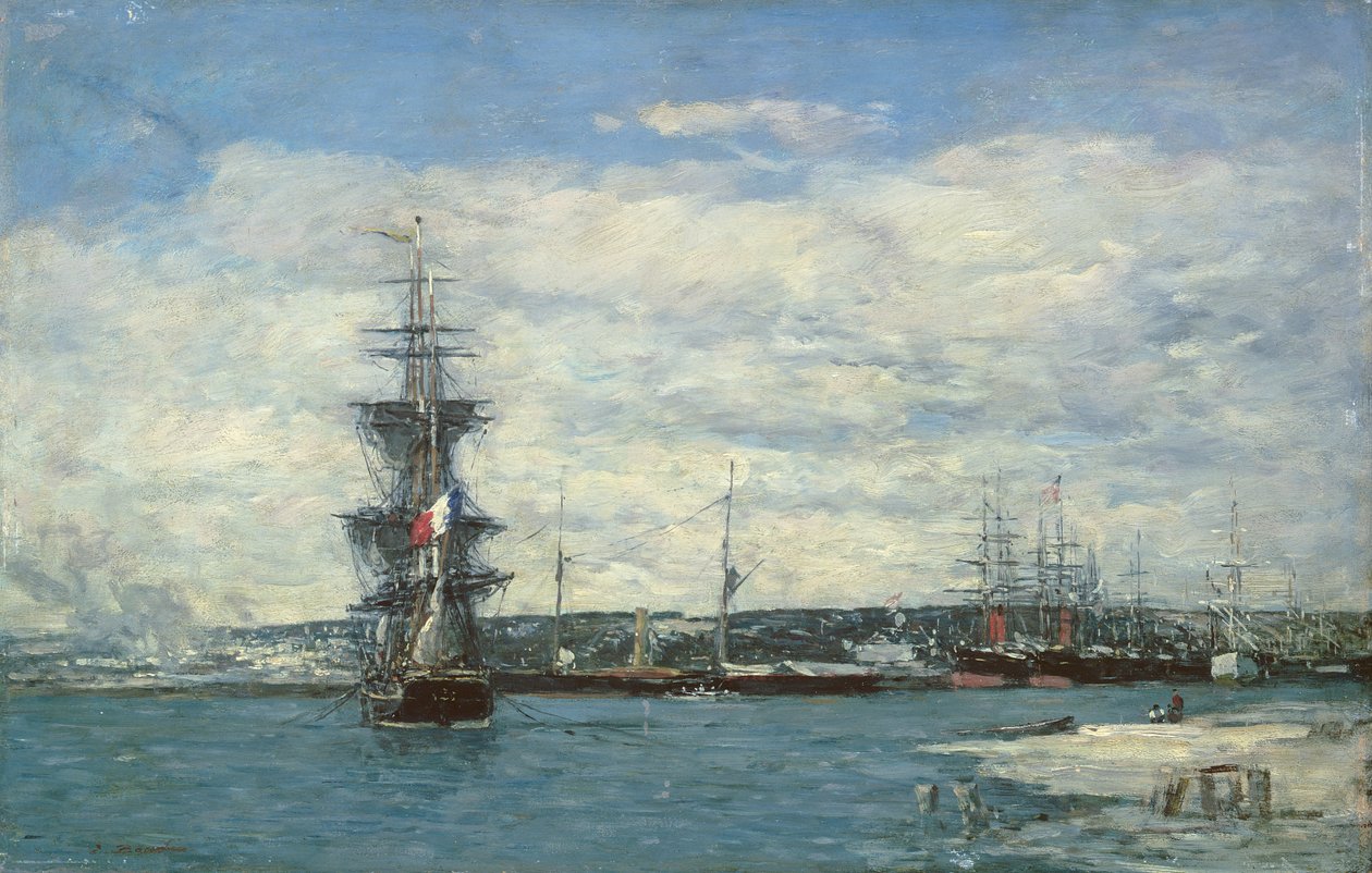 Le Havre, ca. 1864-66 av Eugene Louis Boudin