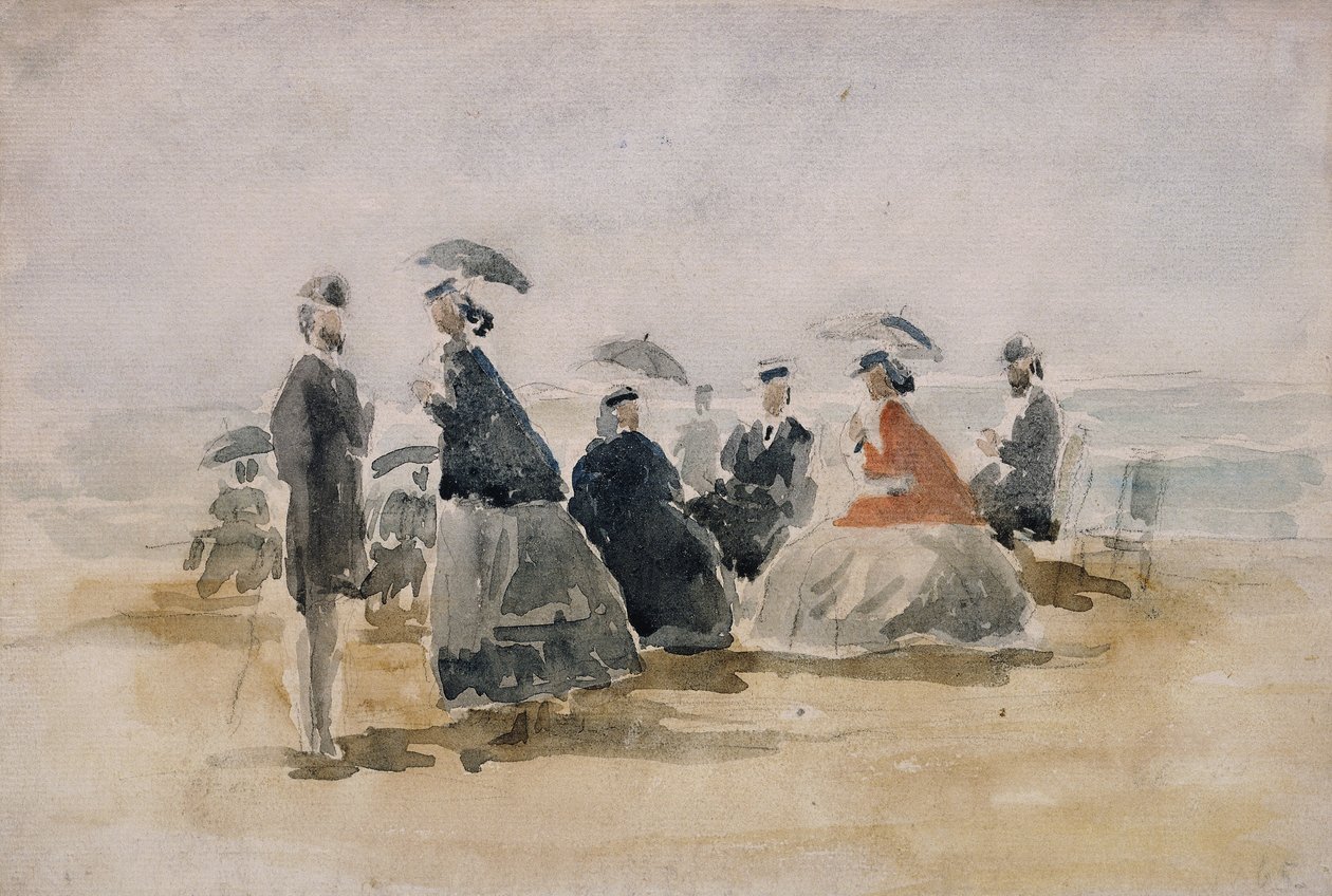 Crinolines, 1865 av Eugene Louis Boudin