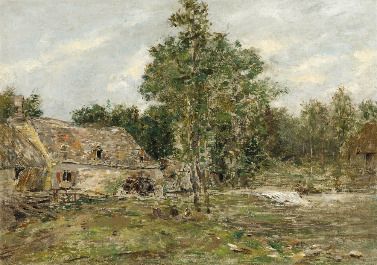 Saint-Cenery, The Mill, ca. 1890-92 av Eugene Louis Boudin