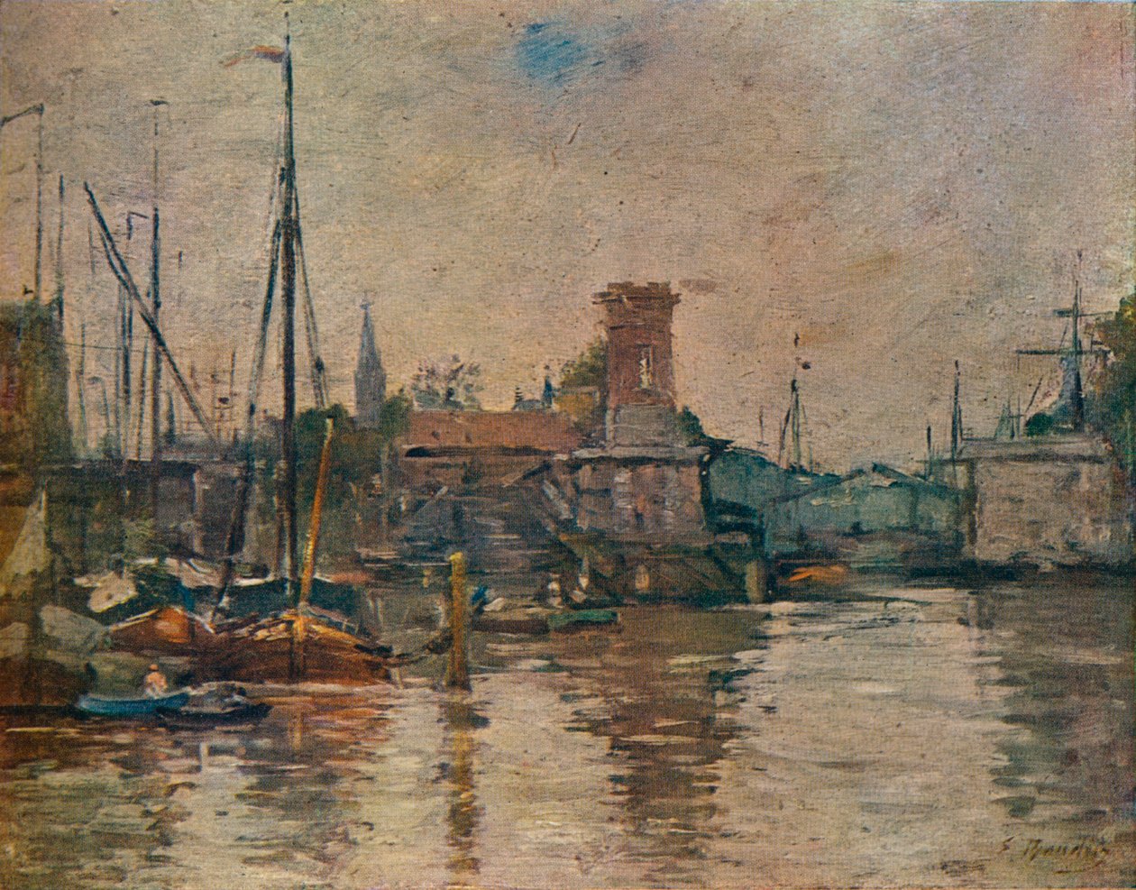 Shipping, 1800-tallet av Eugene Louis Boudin