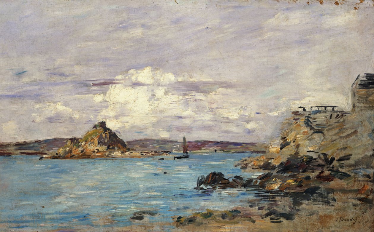 Studie for "The Bay of Douarnenez", ca. 1895-97 av Eugene Louis Boudin