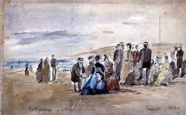 Trouville av Eugene Louis Boudin