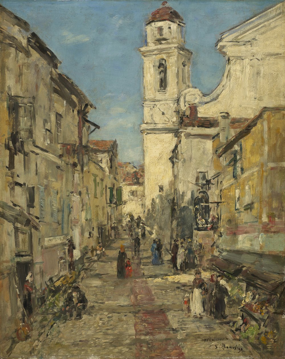 Villefranche, ca. 1892 av Eugene Louis Boudin