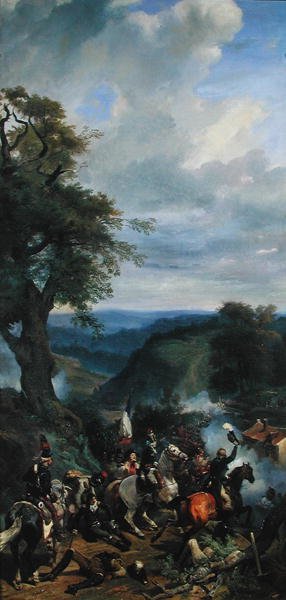 Slaget i Argonne, september 1792 av Eugene Louis Lami