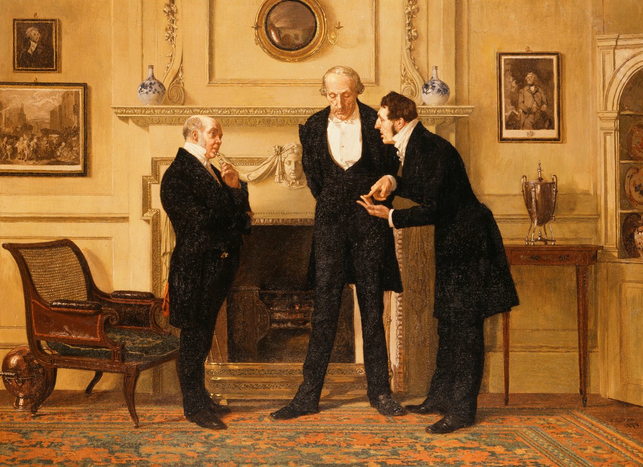 Figurer i et interiør, av Eugene Louis Lami