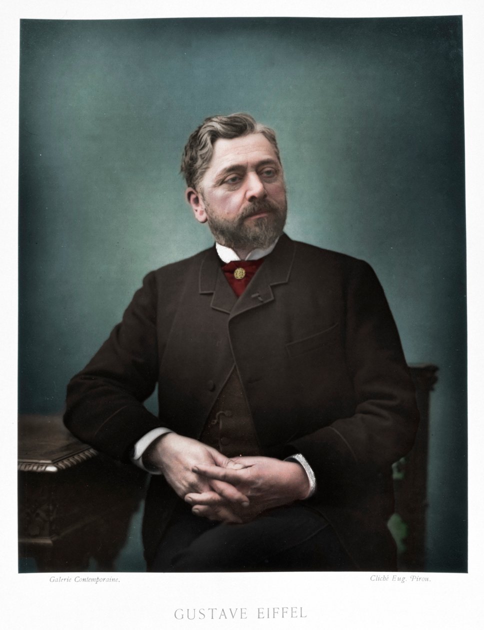 Gustave Eiffel, fransk ingeniør, 1880 av Eugene Pirou