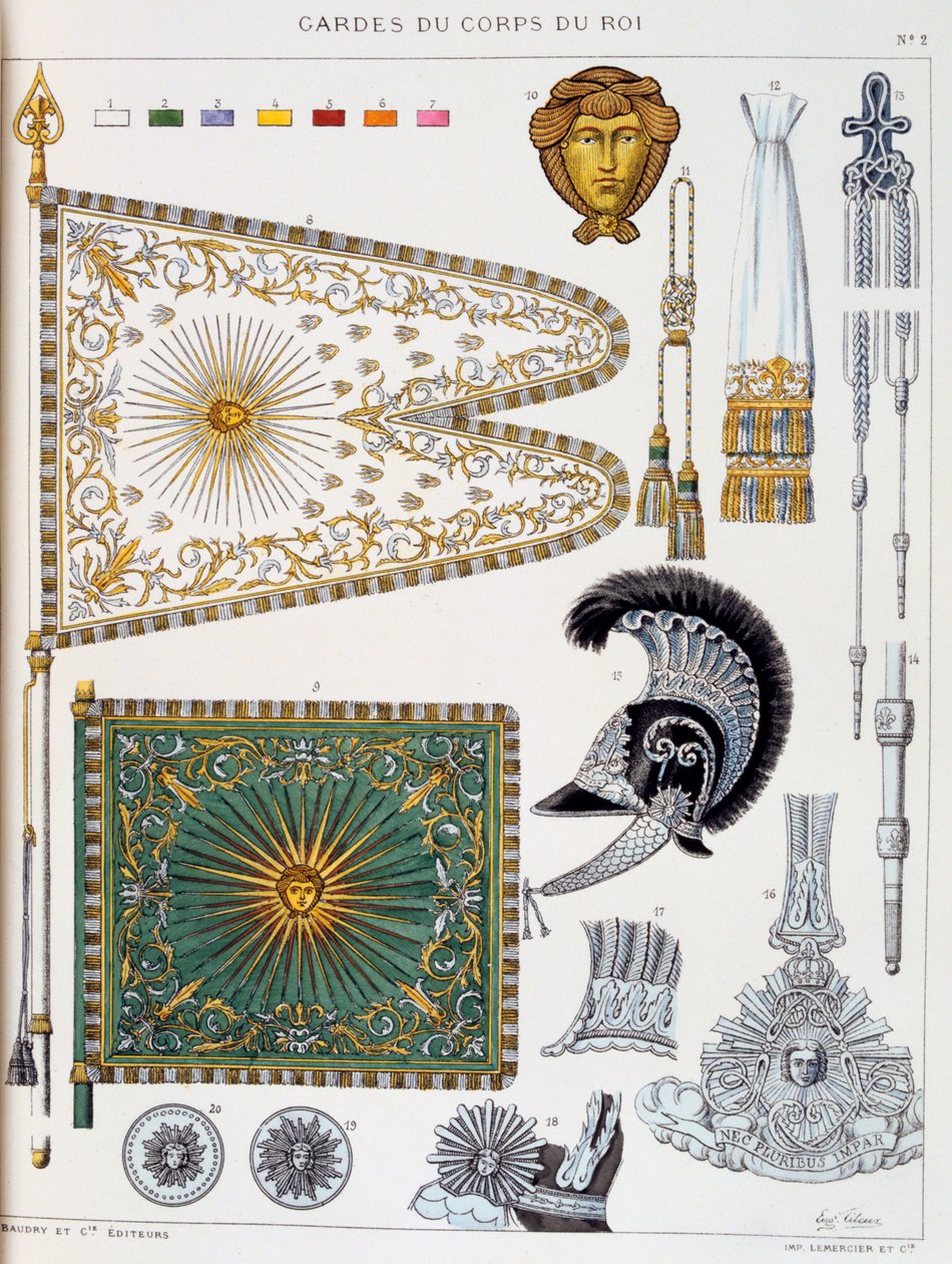 Kongens livvakter, Insignia av Eugene Titeux