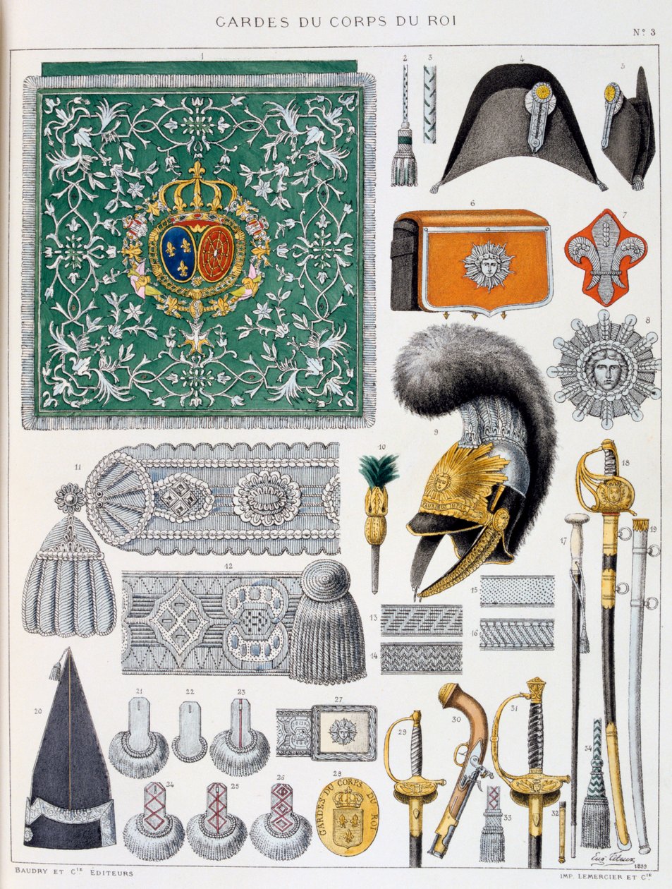 Kongens livvakter, Insignia av Eugene Titeux