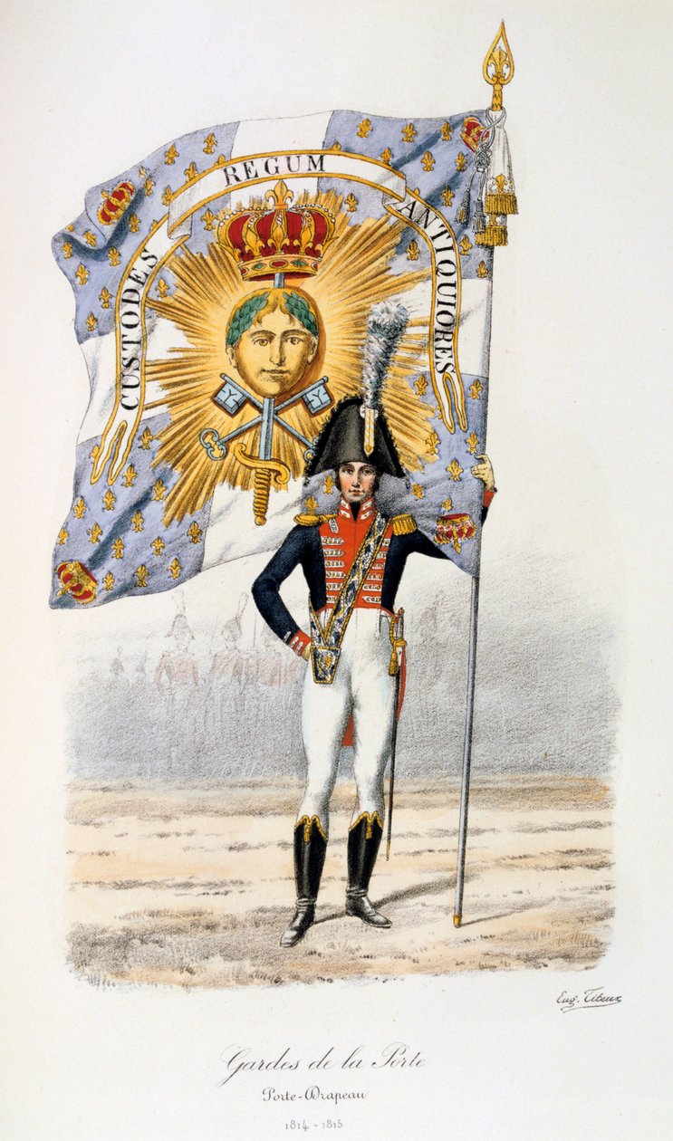 Portvakter, fanebærer, 1814-15 av Eugene Titeux