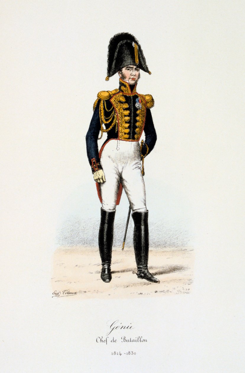 Ingeniører, bataljonssjef, 1814-30 av Eugene Titeux