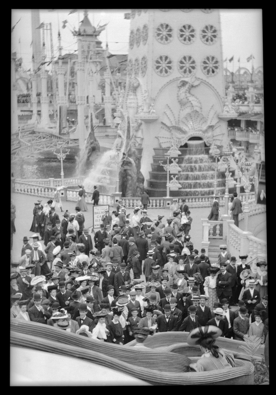 Luna Park, 1909 (nitratnegativ) av Eugene Wemlinger