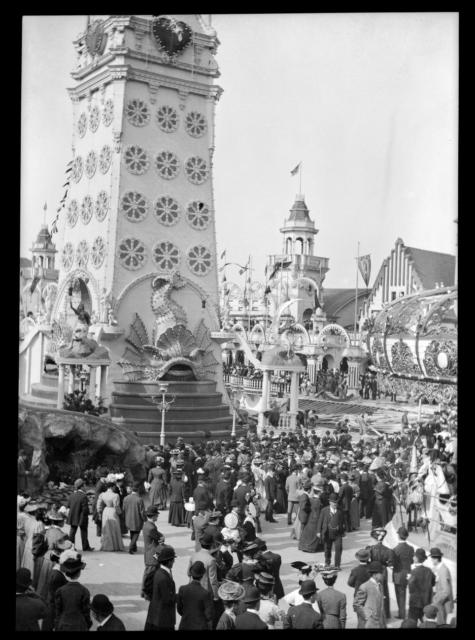 Luna Park, 1909 (nitratnegativ) av Eugene Wemlinger