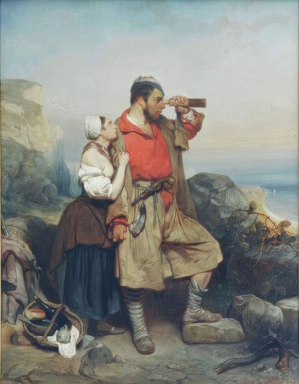 Flibustier (pirat) av Eugene le Poittevin