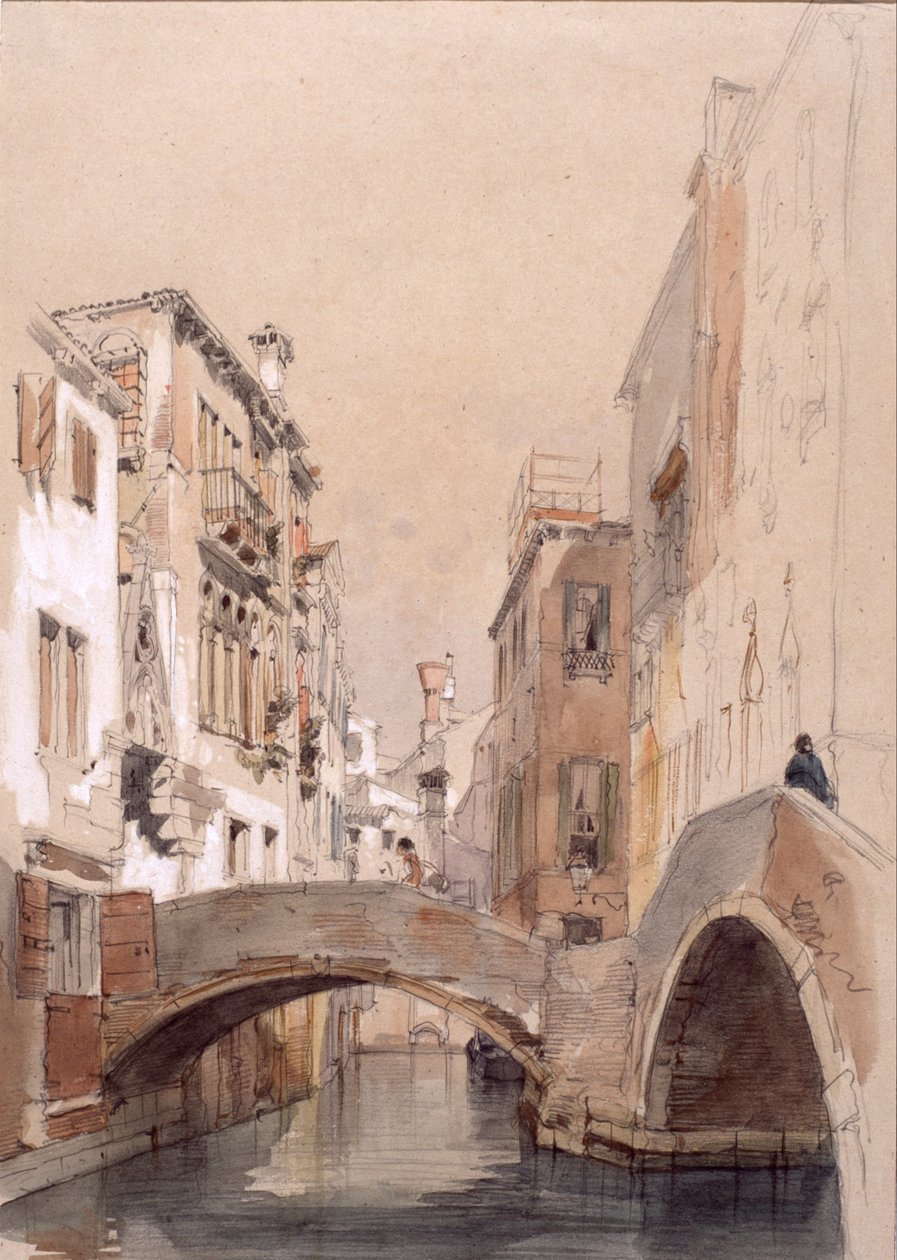 En Venezia -kanal av Eugenio Lucas Velázquez