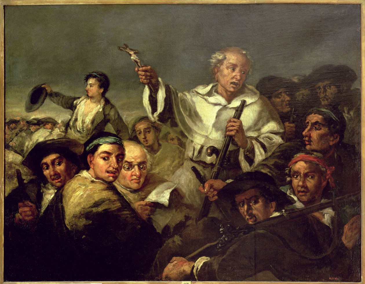 Revolusjonen av Eugenio Lucas Velázquez