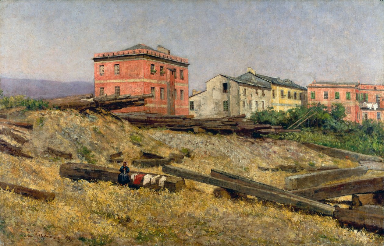Hus i de liguriske appenninene av Eugenio Gignous
