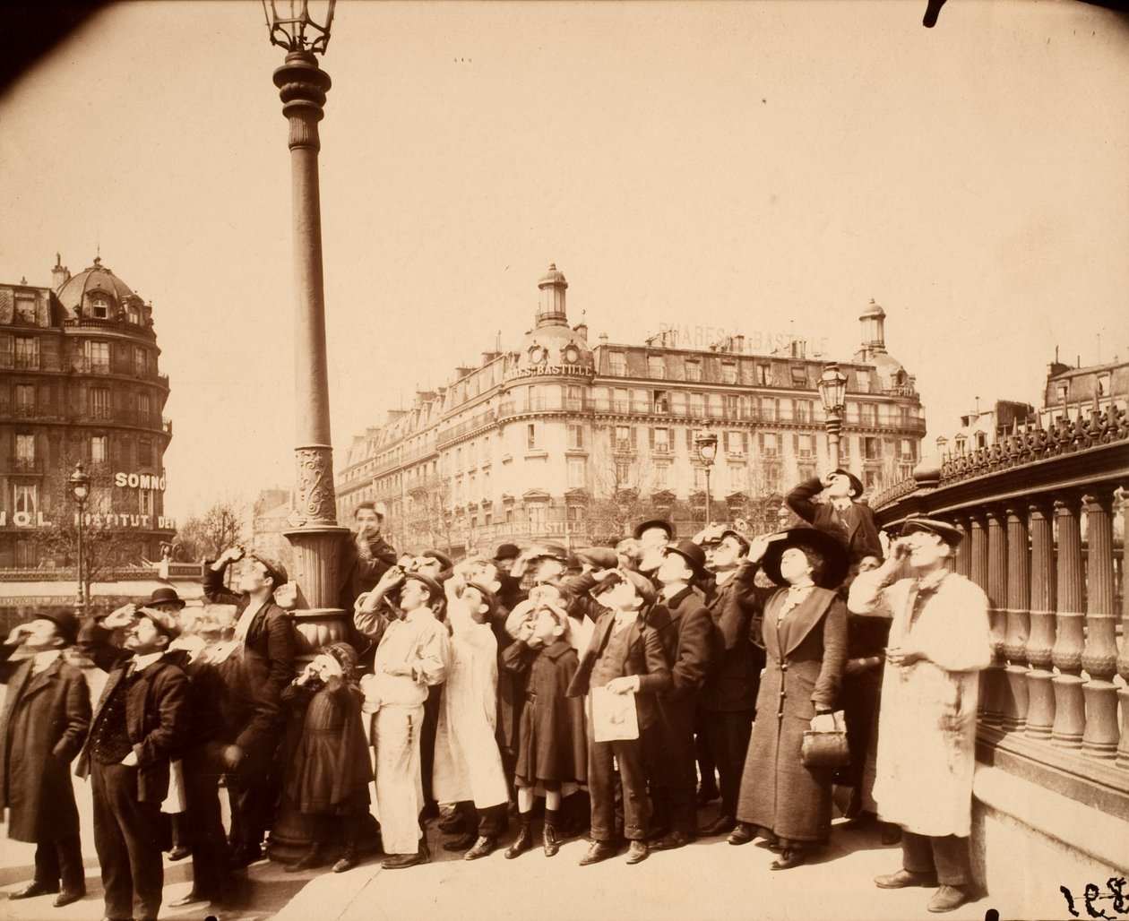 Formørkelsen, april 1912 av Eugène Atget