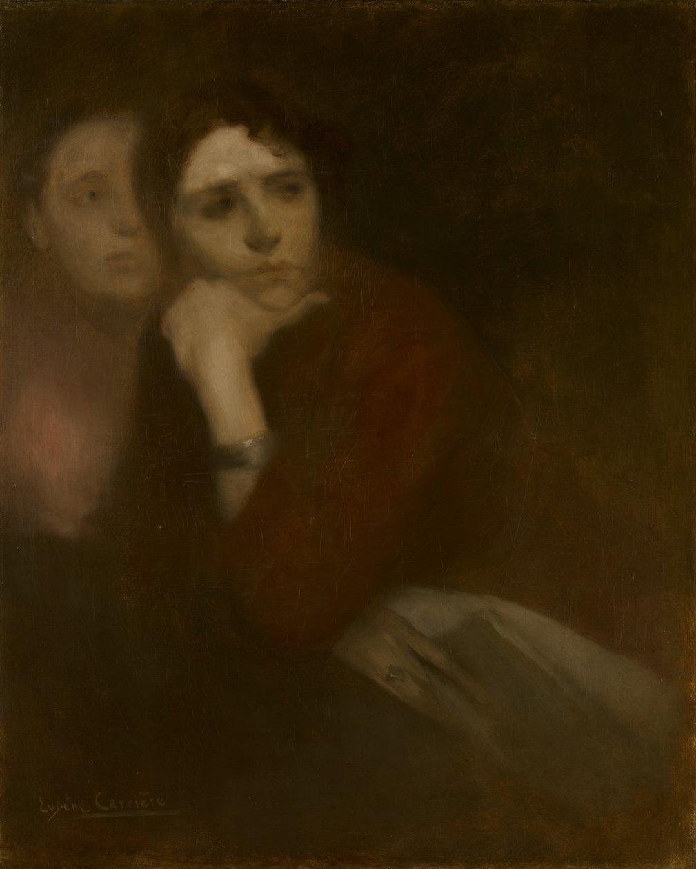 To kvinner, ca. 1895 av Eugène Carrière