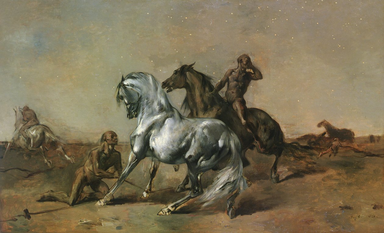Natterøvere, 1868 av Eugène Fromentin