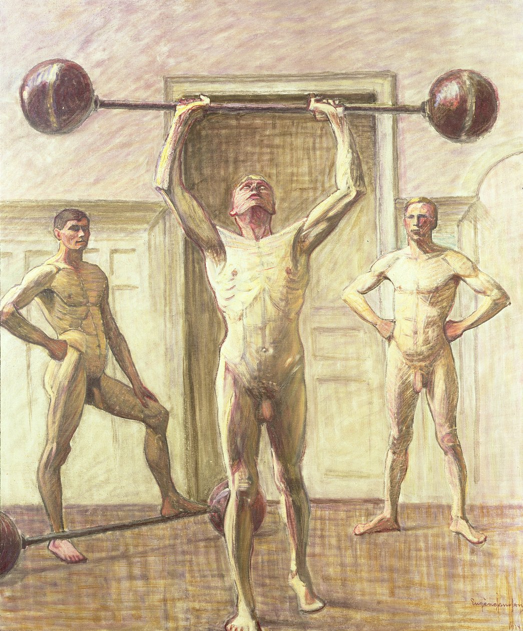Skyvevekter med to armer, nummer 3, 1914 av Eugène Jansson