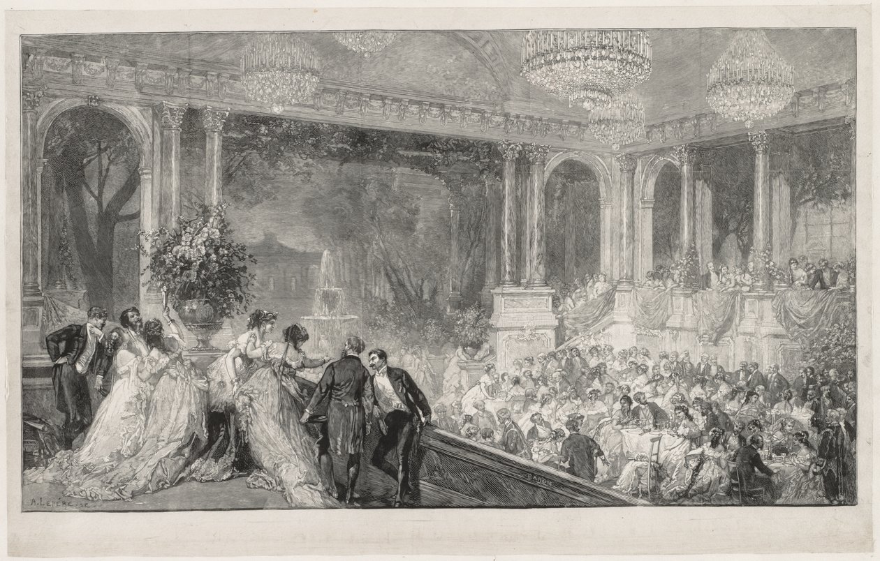 Festival på Tuilleriene av Eugène Atget