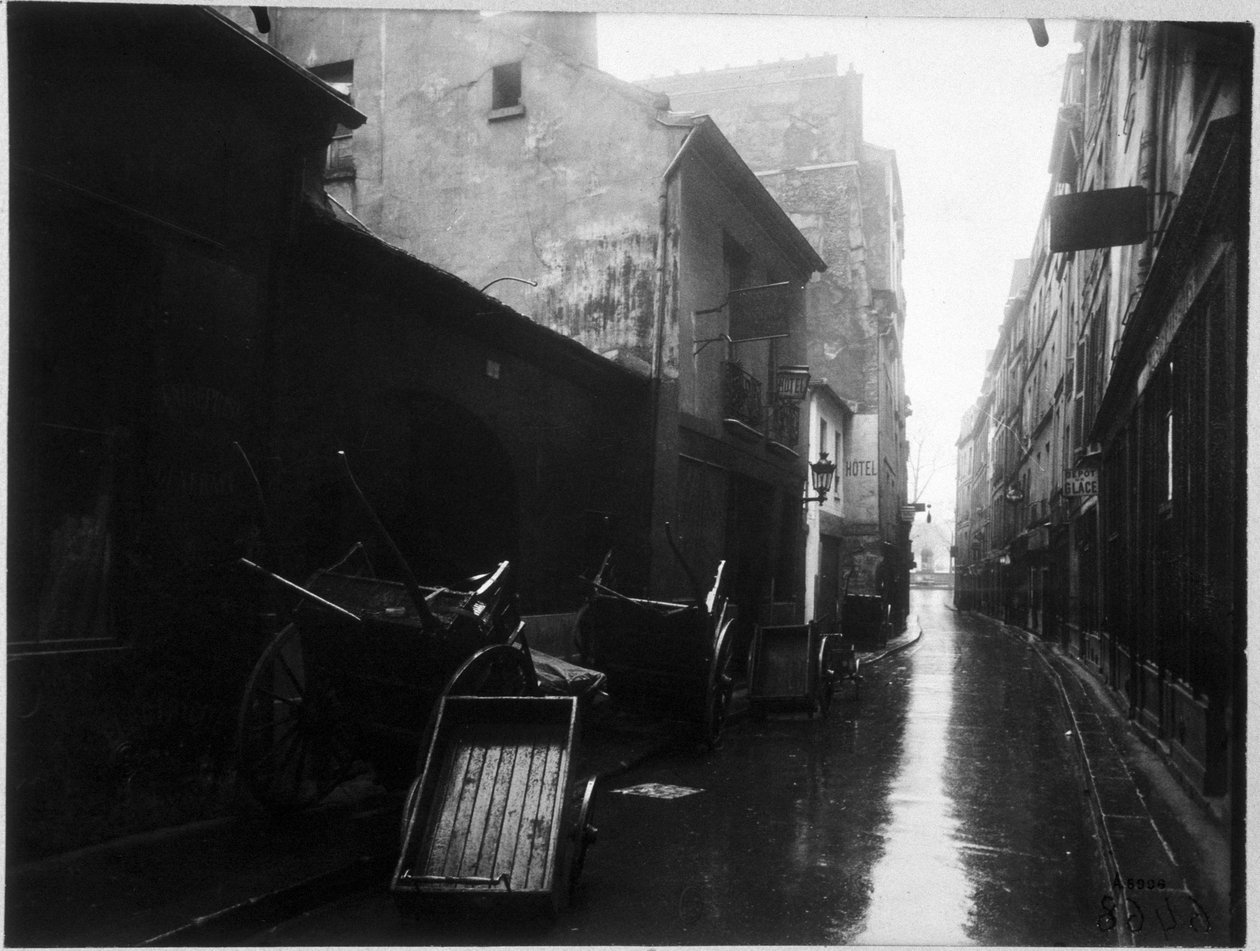 La rue de Bievre - fotografi av Eugene Atget av Eugène Atget