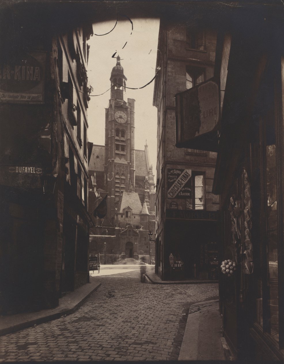 Rue de la Montagne-Sainte-Geneviève av Eugène Atget