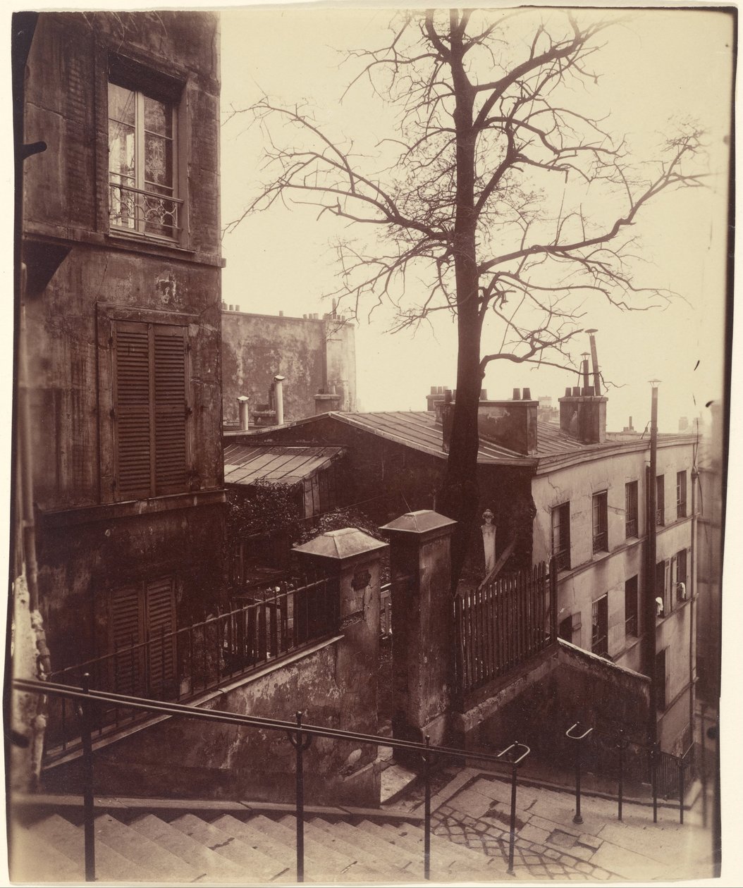 Trapp, Montmartre av Eugène Atget