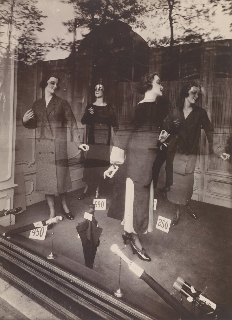 Butikkfront, avenue des Gobelins av Eugène Atget