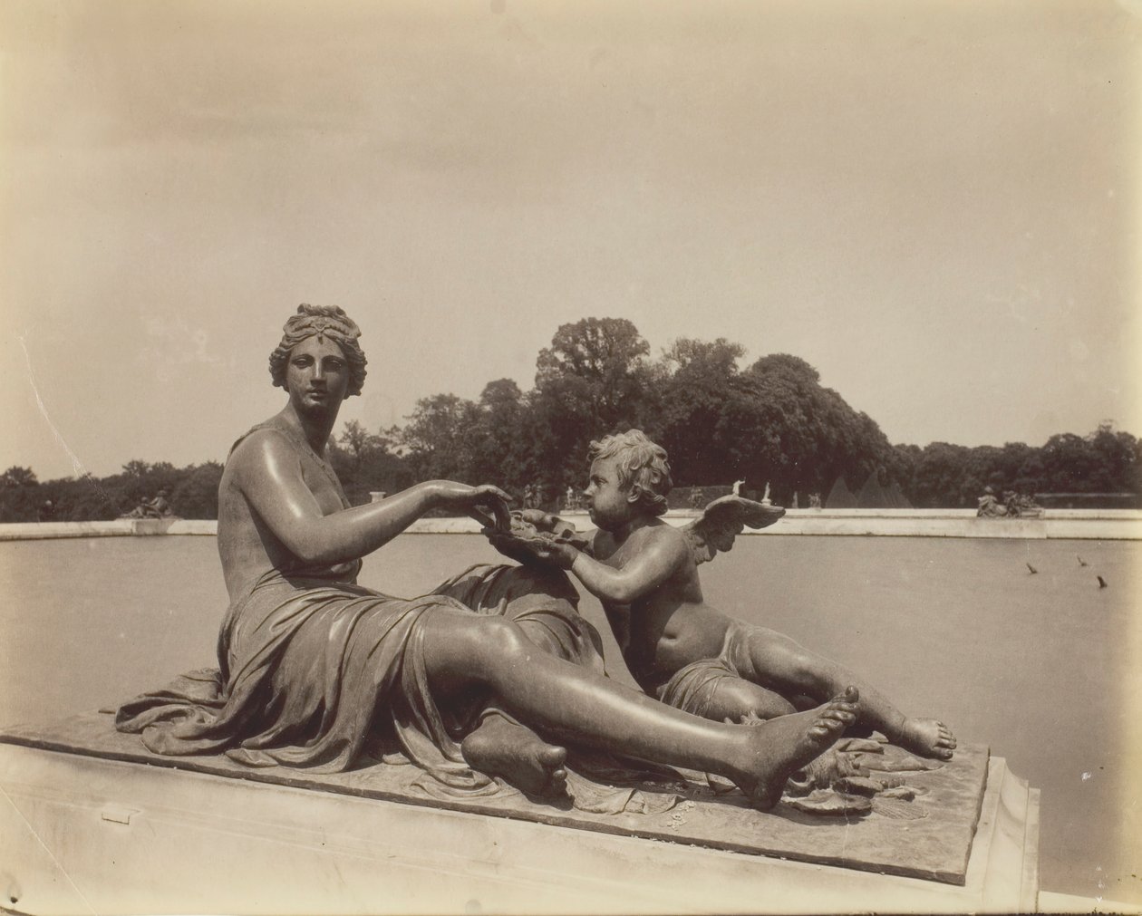 Versailles, Corner of Park, 1901. av Eugène Atget