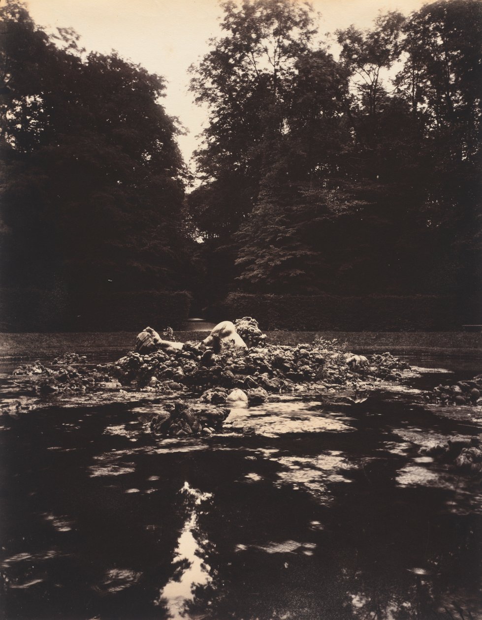Versailles, Enceladus-fontenen av Eugène Atget