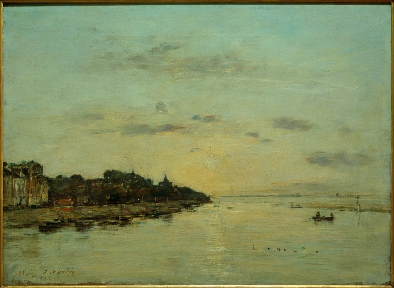 Noen elvemunning av Eugene Louis Boudin