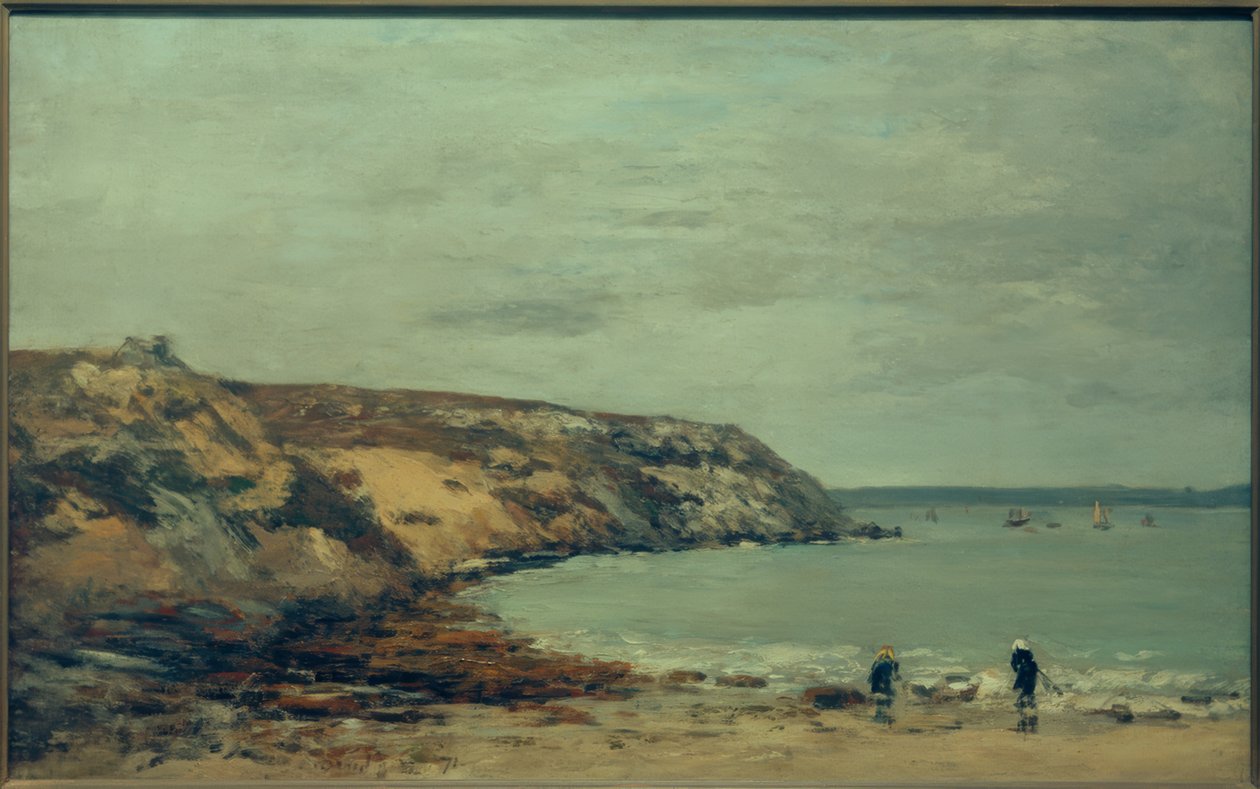 Rade de Brest. Bindy kyst av Eugene Louis Boudin