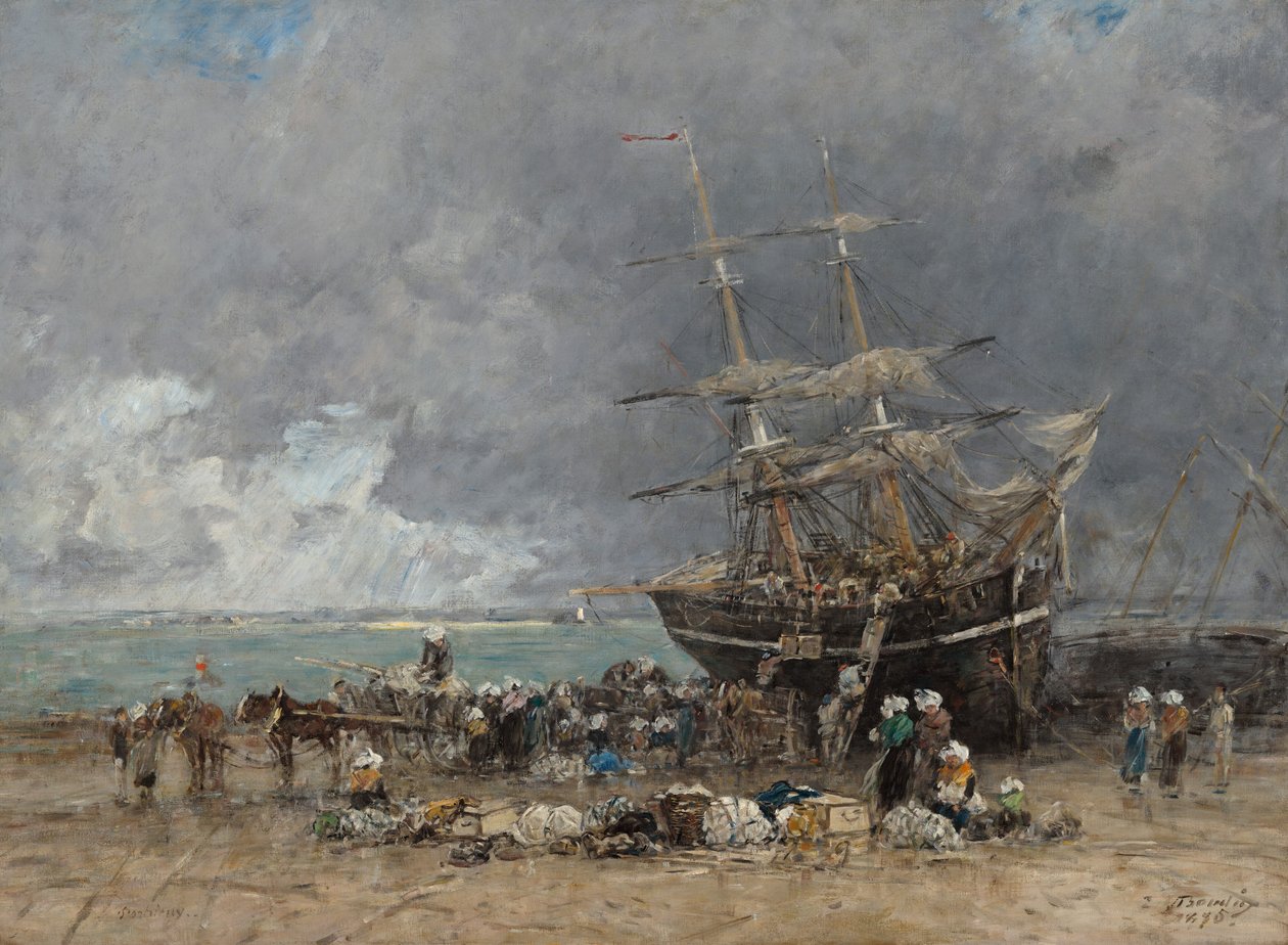 Retur av Terre-Neuvier av Eugène Boudin