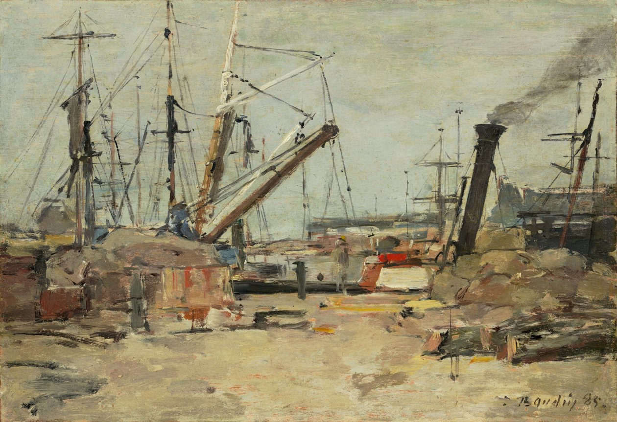 Trålerne av Eugène Boudin
