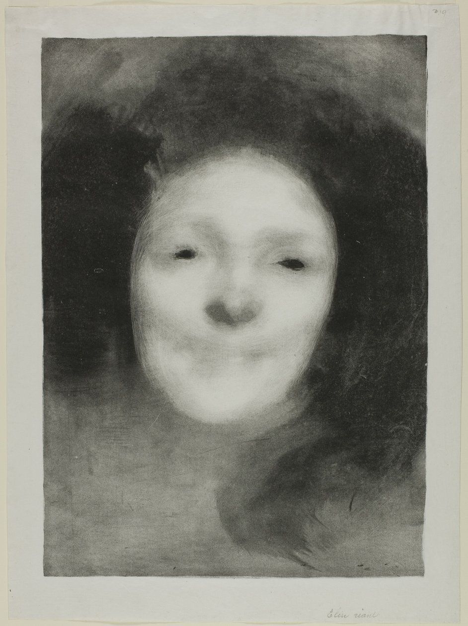 Elise smiler av Eugène Carrière