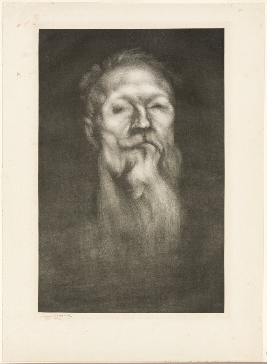 Portrett av Auguste Rodin av Eugène Carrière