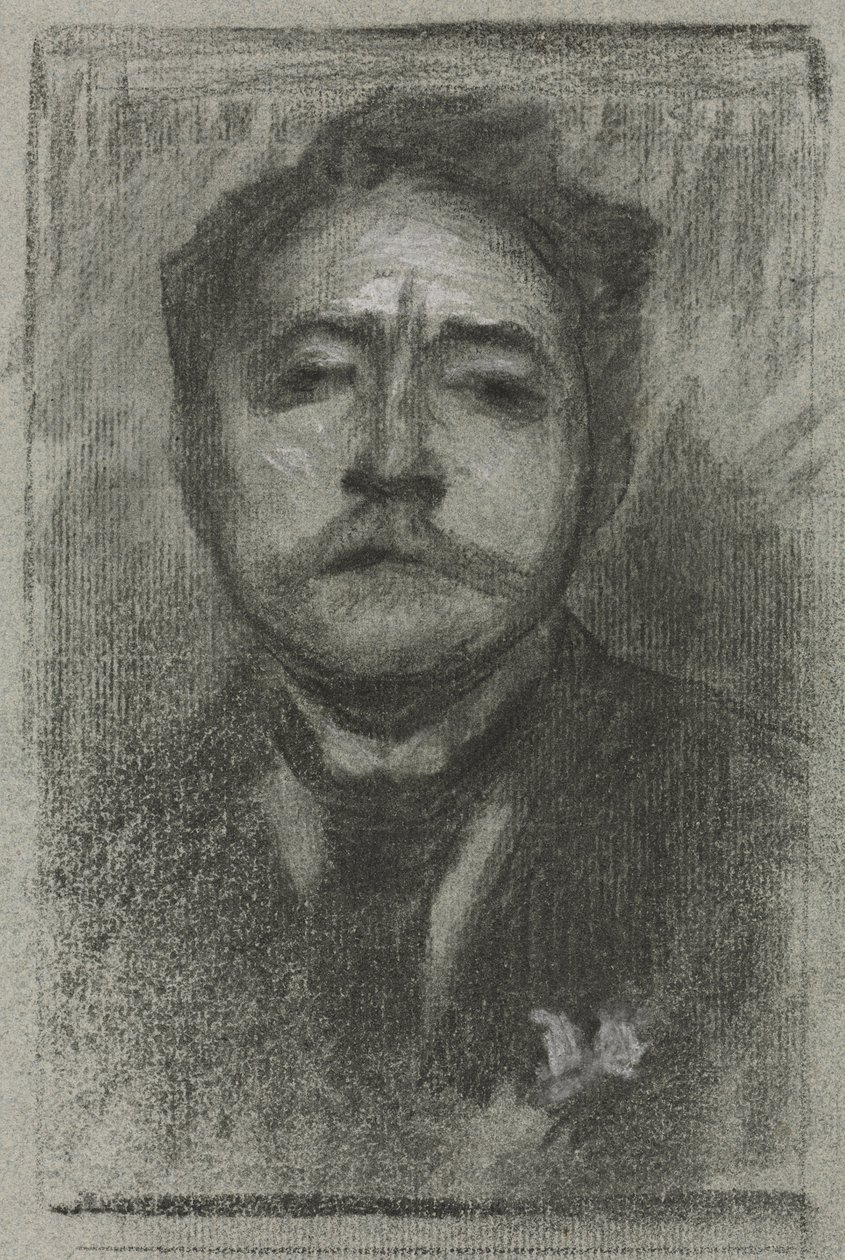 Portrett av Jean Ajalbert, ca. 1893. av Eugène Carrière