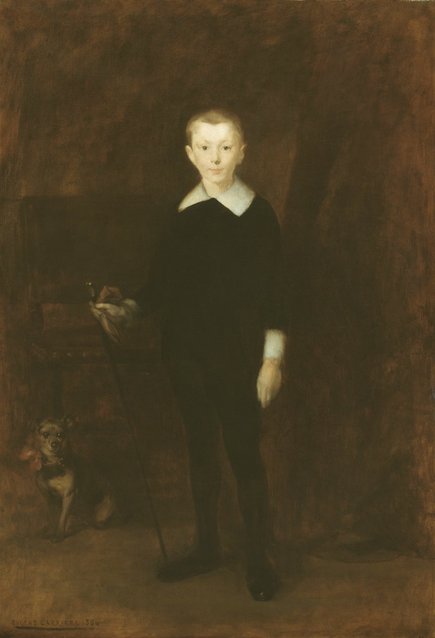 Portrett av en gutt av Eugène Carrière