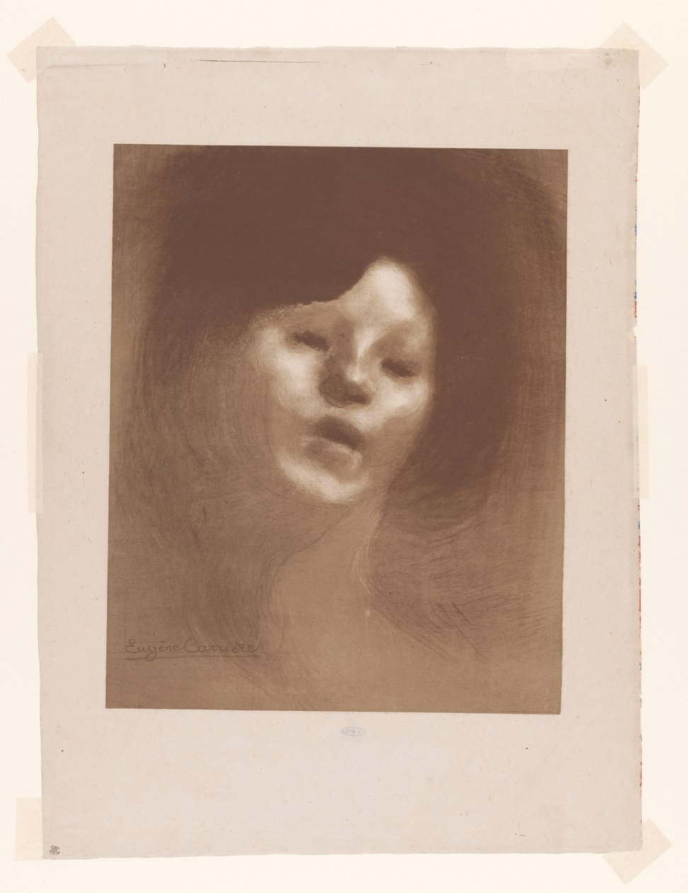 Portrett av Marguerite Career Marguerite karriere av Eugène Carrière