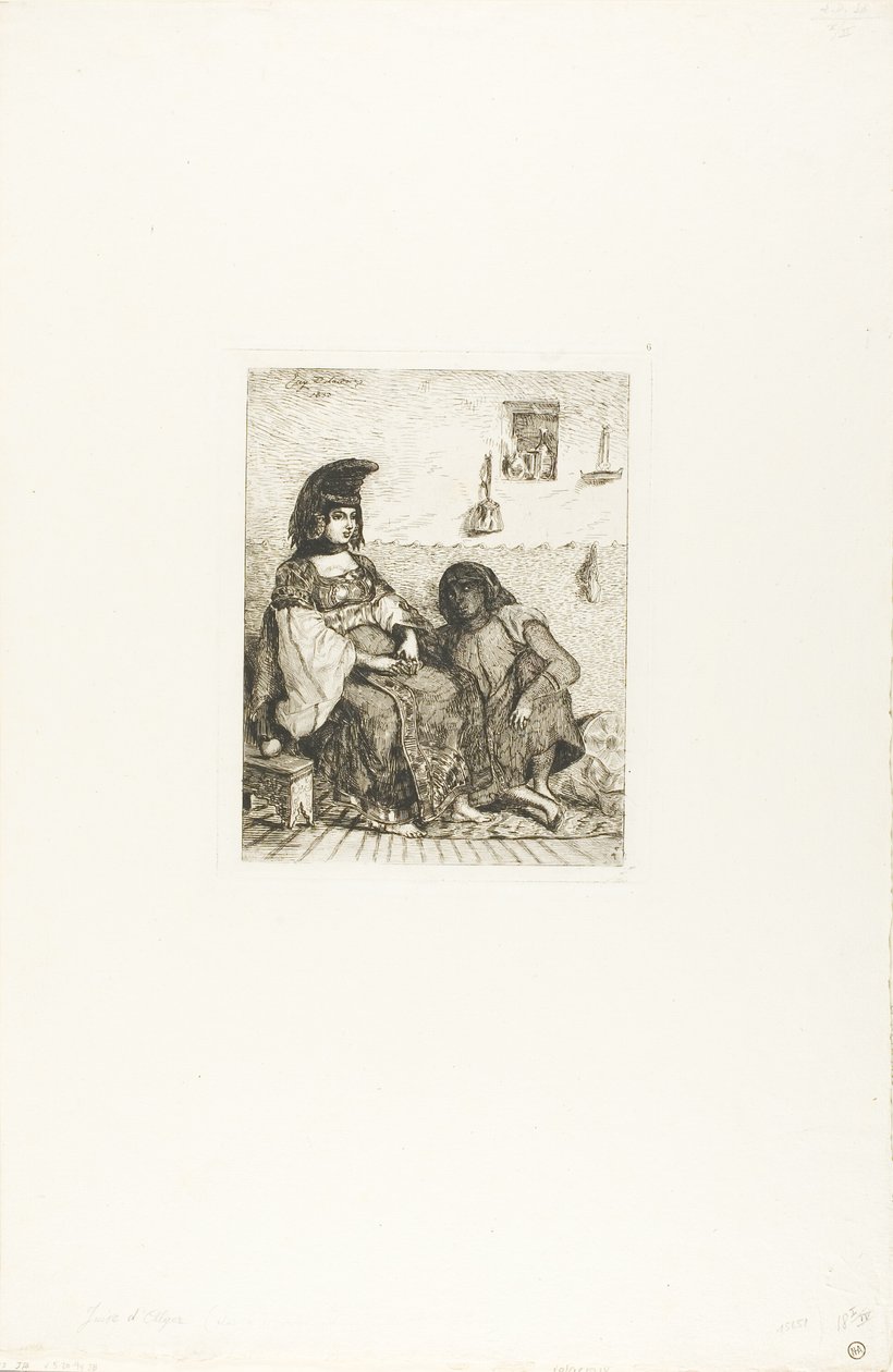 Algerisk jøde av Eugène Delacroix