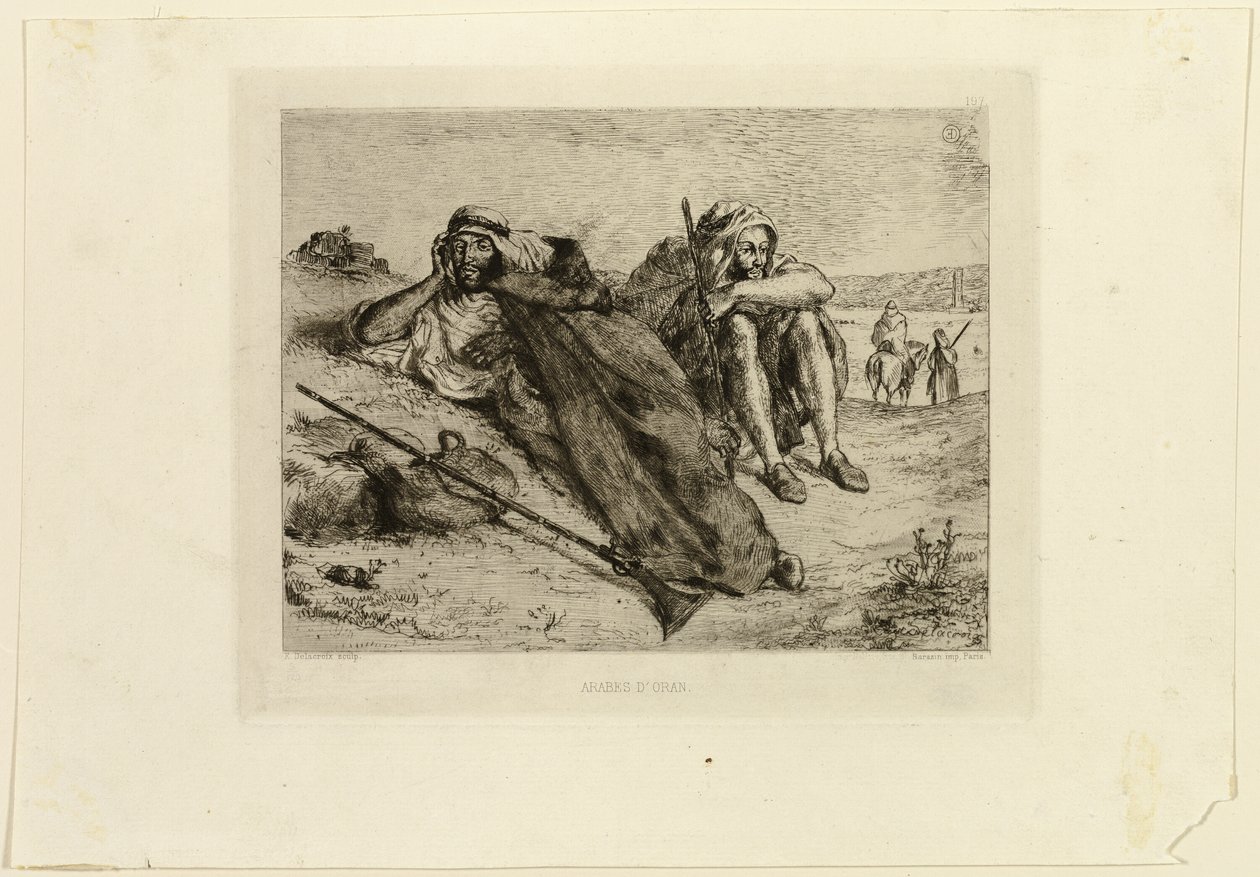 Arabere fra Oran av Eugène Delacroix