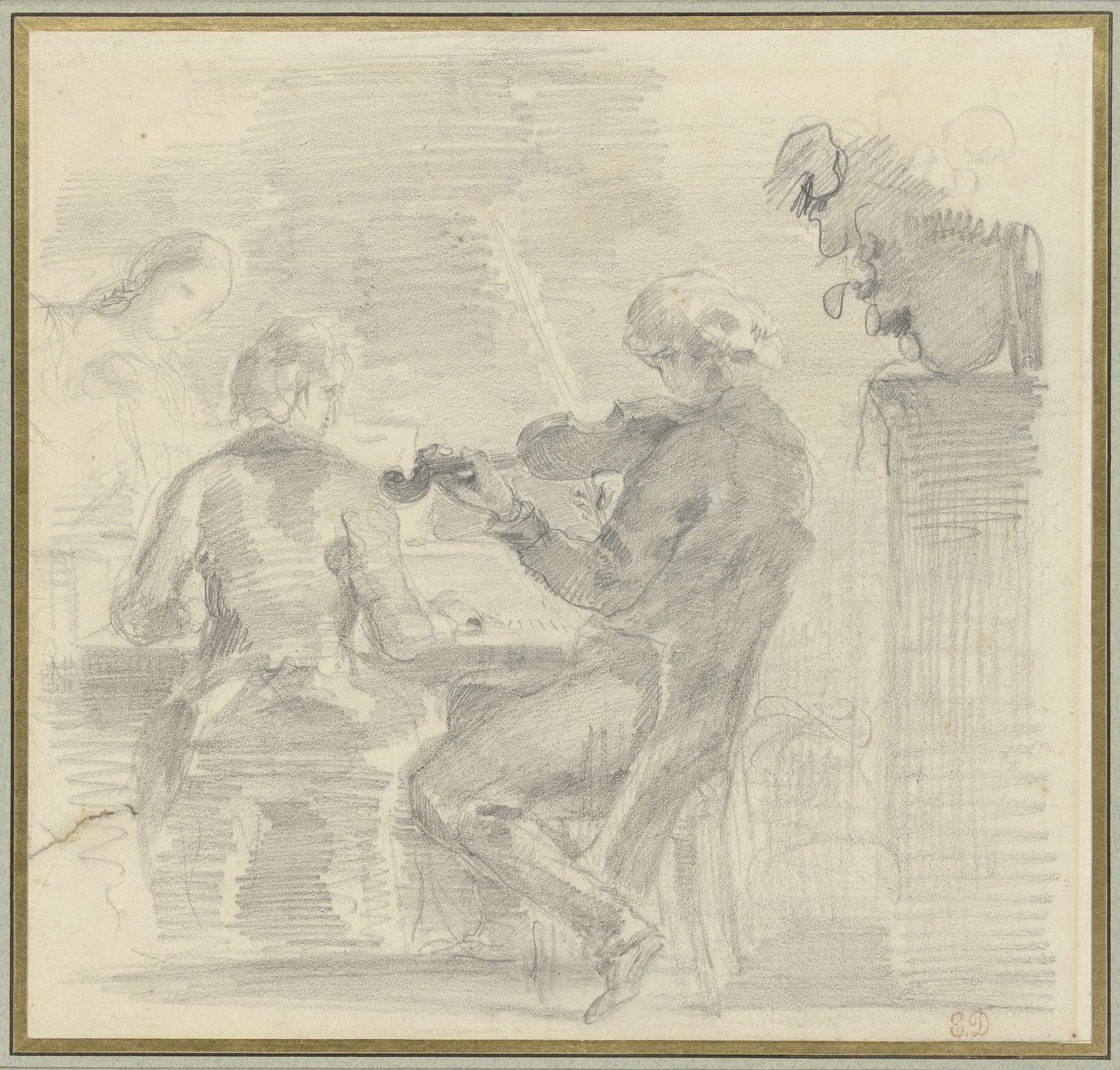 Musikkselskap av Eugène Delacroix
