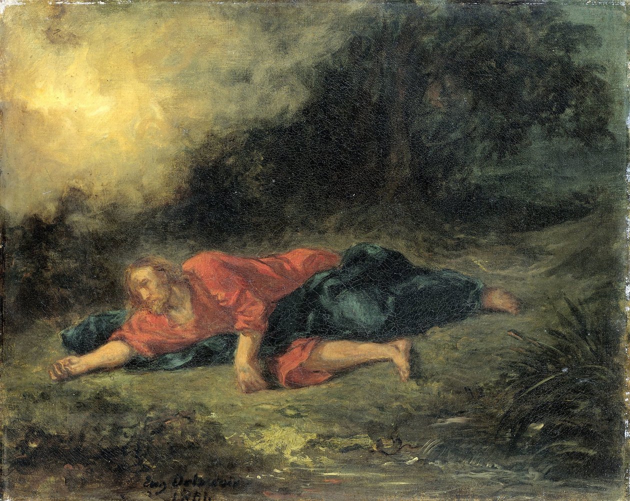 Kvalen i hagen av Eugène Delacroix