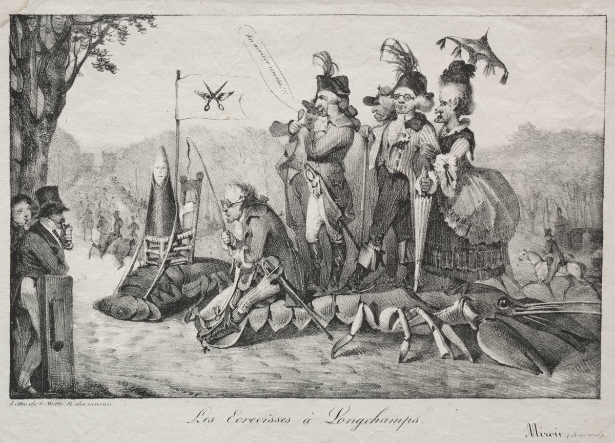 The Crayfish of Longchamps av Eugène Delacroix