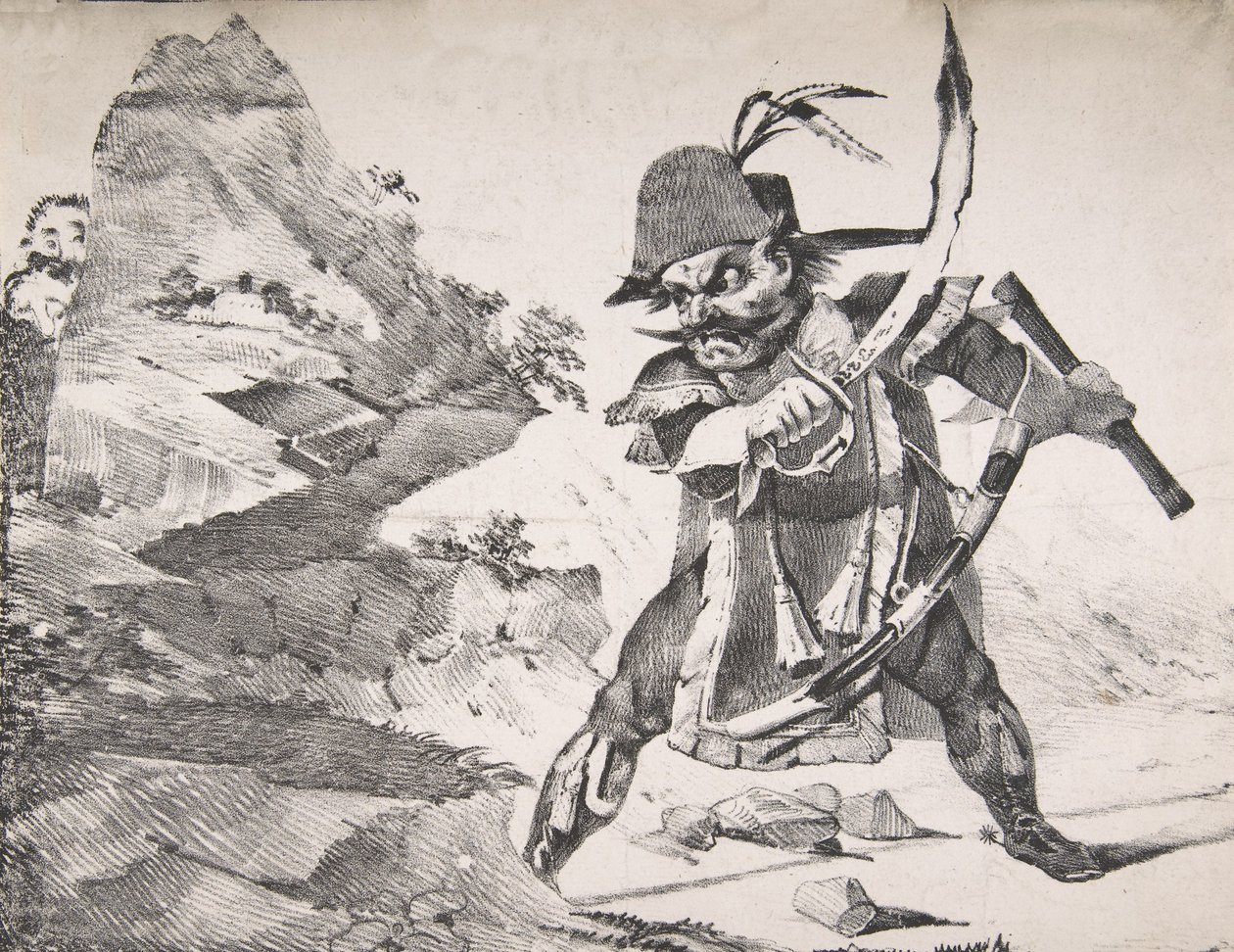 Pass på baksiden din! ! ! !, 1822., 1822. av Eugène Delacroix